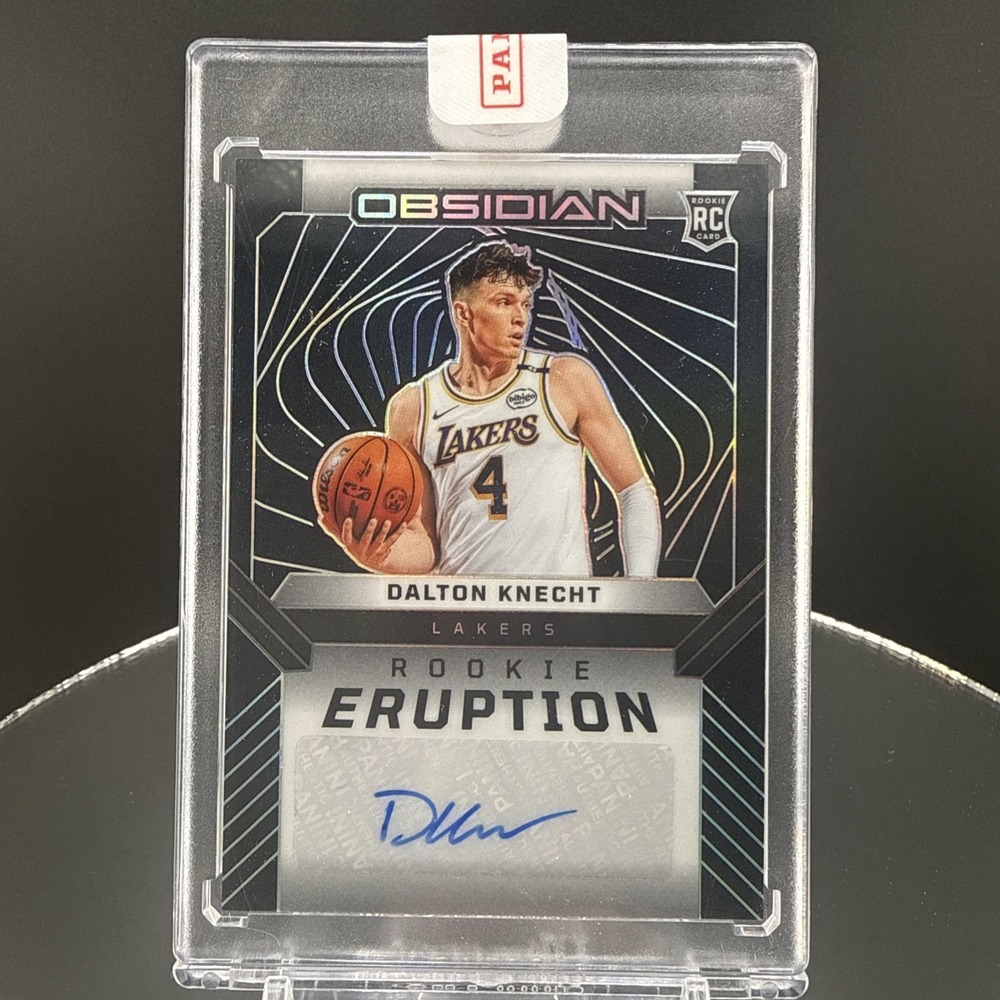 2024-25 Obsidian Dalton Knecht Rookie Eruption Auto RC /149 Lakers Autograph